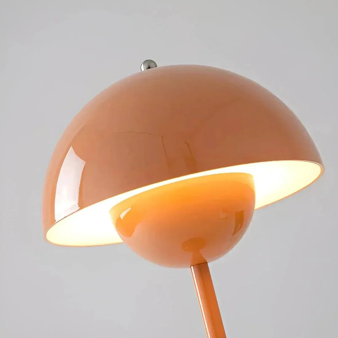Bedside Table Lamp Dimmable Cable-Free Gold-Plated Base