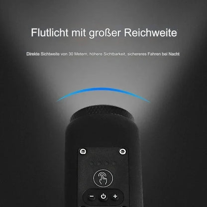 Bicycle Bell 110dB Alarm & Bright LED USB Rechargeable Waterproof