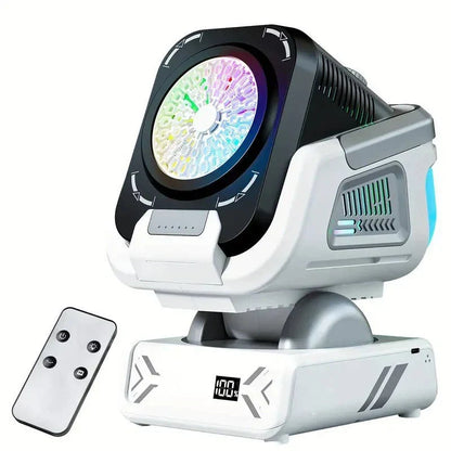 Bubble Machine Auto-Rotating USB Rechargeable RGB Lights