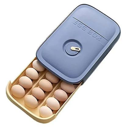 Egg Tray 12-Egg Stackable Rotating Date Dial