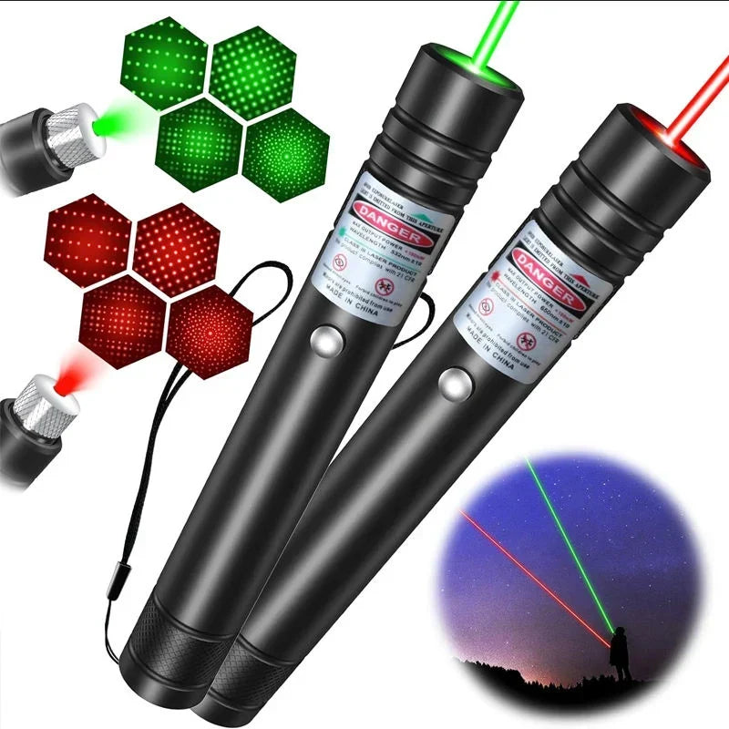 Laser Pointer Long-Range Starry & Focused USB Rechargeable