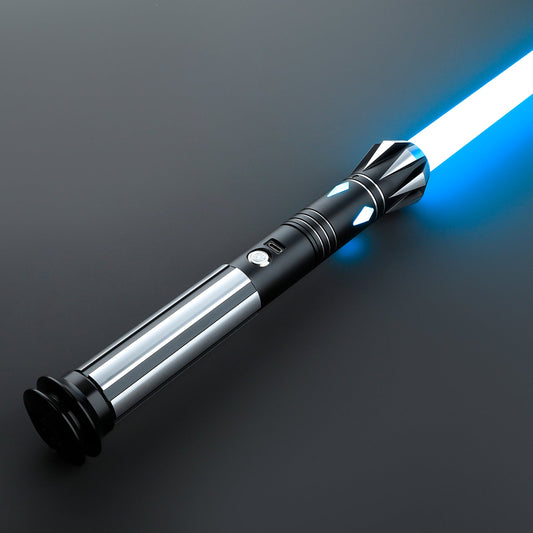 C018 LED Cosplay Saber with Black and Chrome Hilt