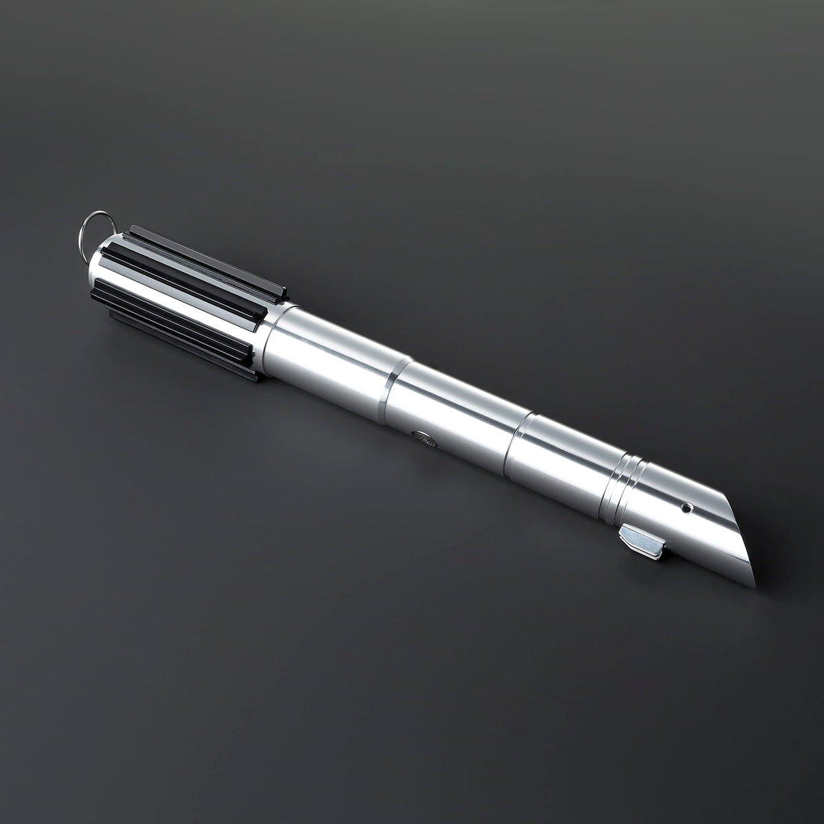 LED Cosplay Saber with Silver Hilt and Black Accents