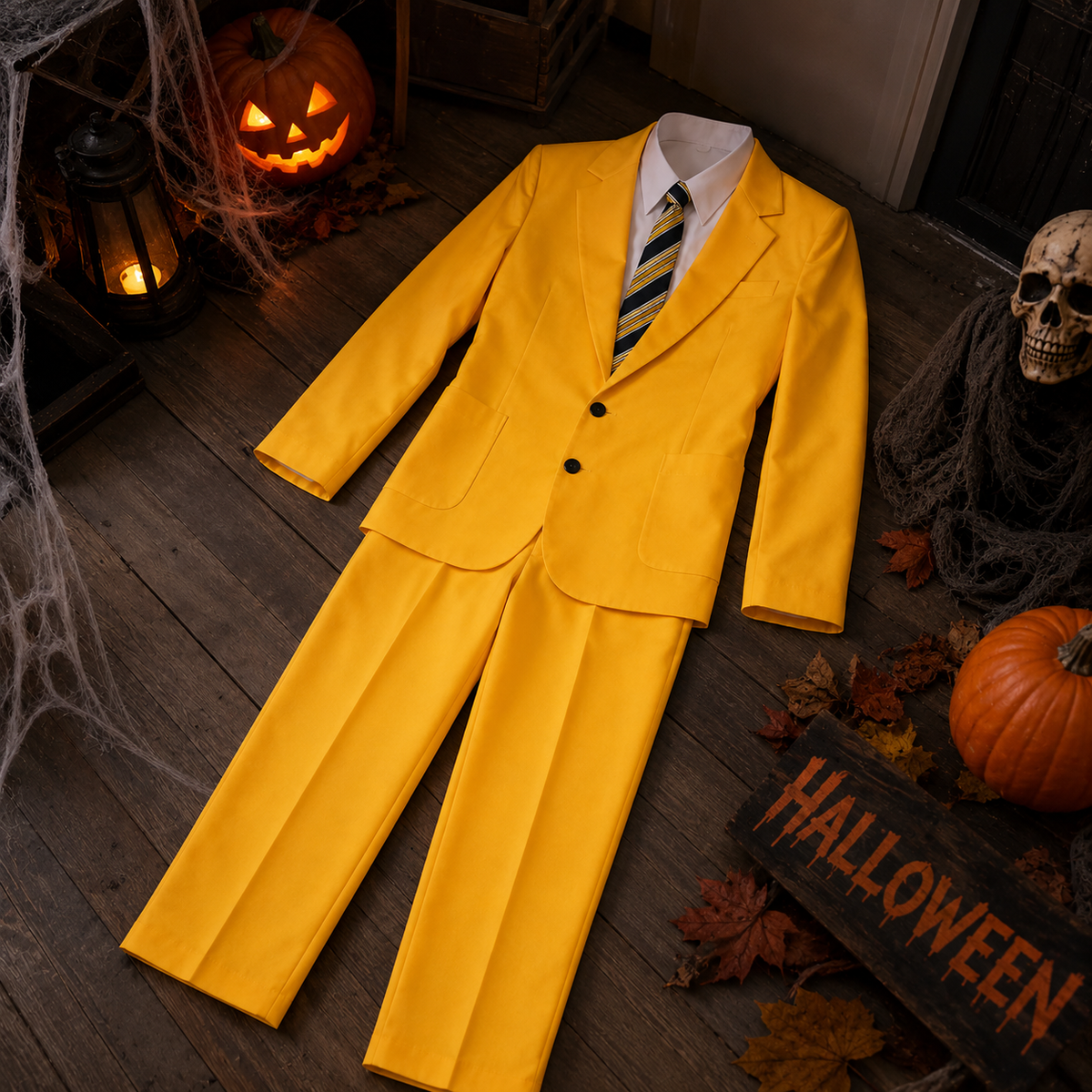 Annies-fashion – Monster Suit Party Outfit | Complete Halloween Costume with Accessories | Bold Design for Memorable Events
