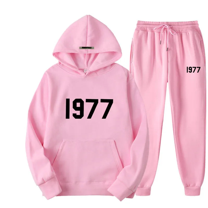 Annie’s Fashion Women's Oversized 1977 Essentials Tracksuit