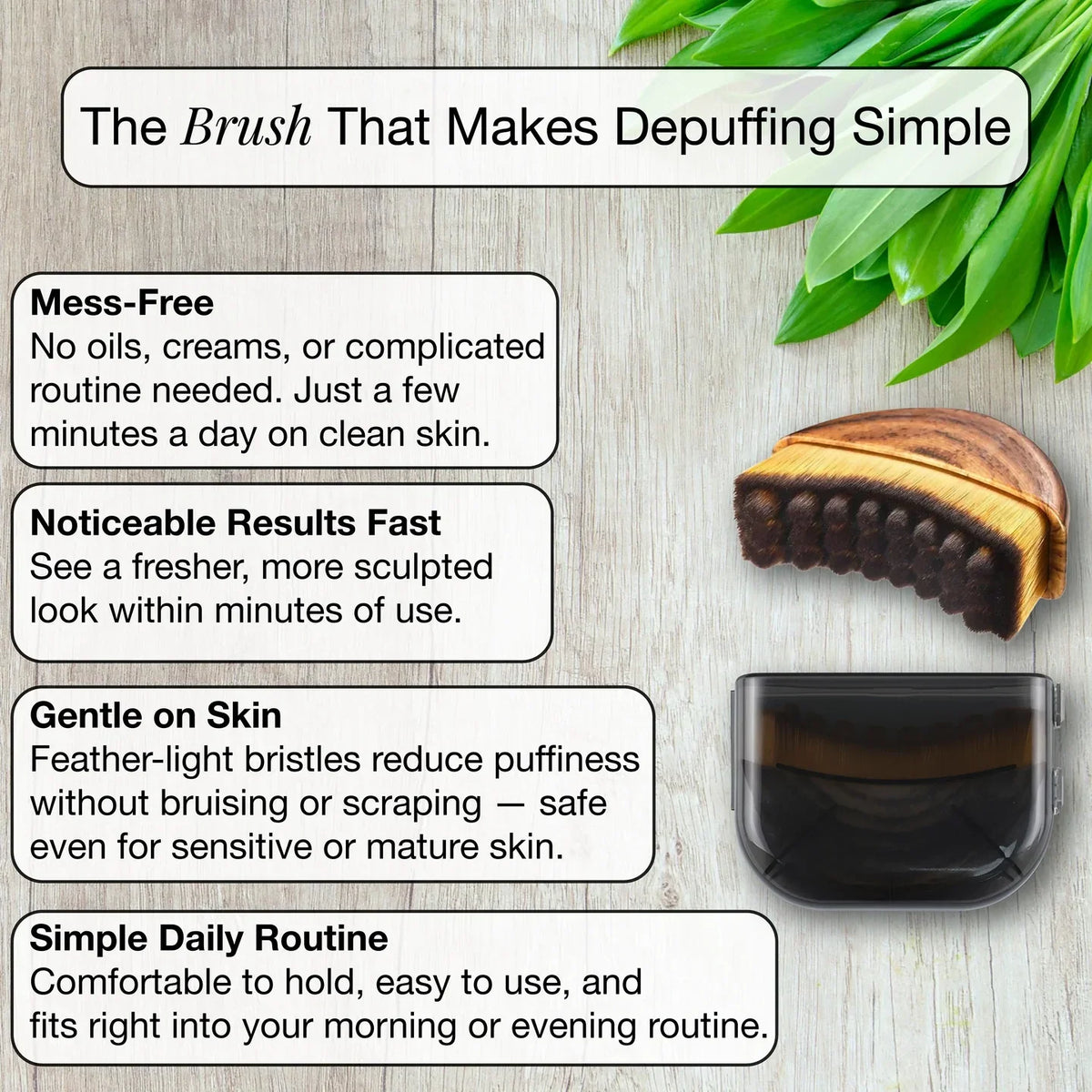Nuvetra Lymphatic Face Brush