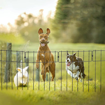Annie’s Fashion Heavy Duty Outdoor Garden Mounted Metal Dog Barrier Fence