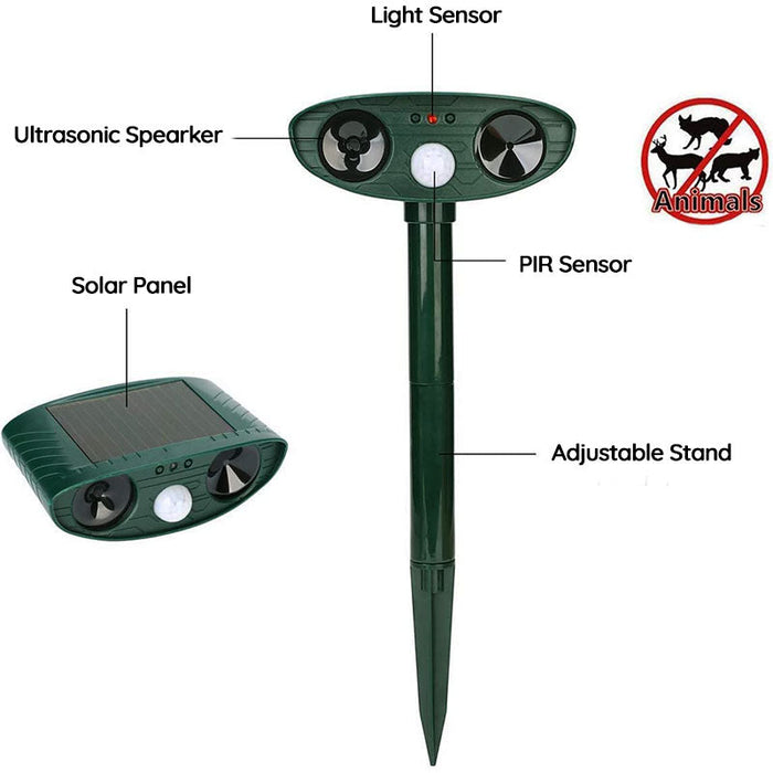 Annie Solar Ultrasonic Fox Deterrent – Motion-Activated Animal Repeller for Garden, Lawn & Outdoor - Image 9