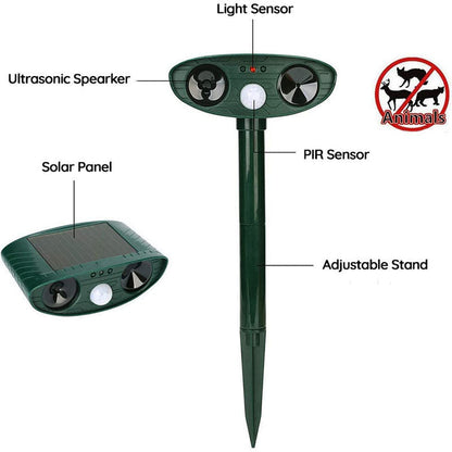 Annie Solar Ultrasonic Fox Deterrent – Motion-Activated Animal Repeller for Garden, Lawn & Outdoor - Image 9