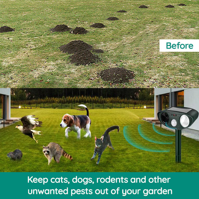 Annie Solar-Powered Ultrasonic Animal Repeller – Motion-Activated Pest Control for Garden, Lawn & Yard - Image 7