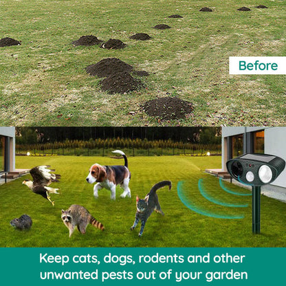Annie Solar-Powered Ultrasonic Animal Repeller – Motion-Activated Pest Control for Garden, Lawn & Yard - Image 7