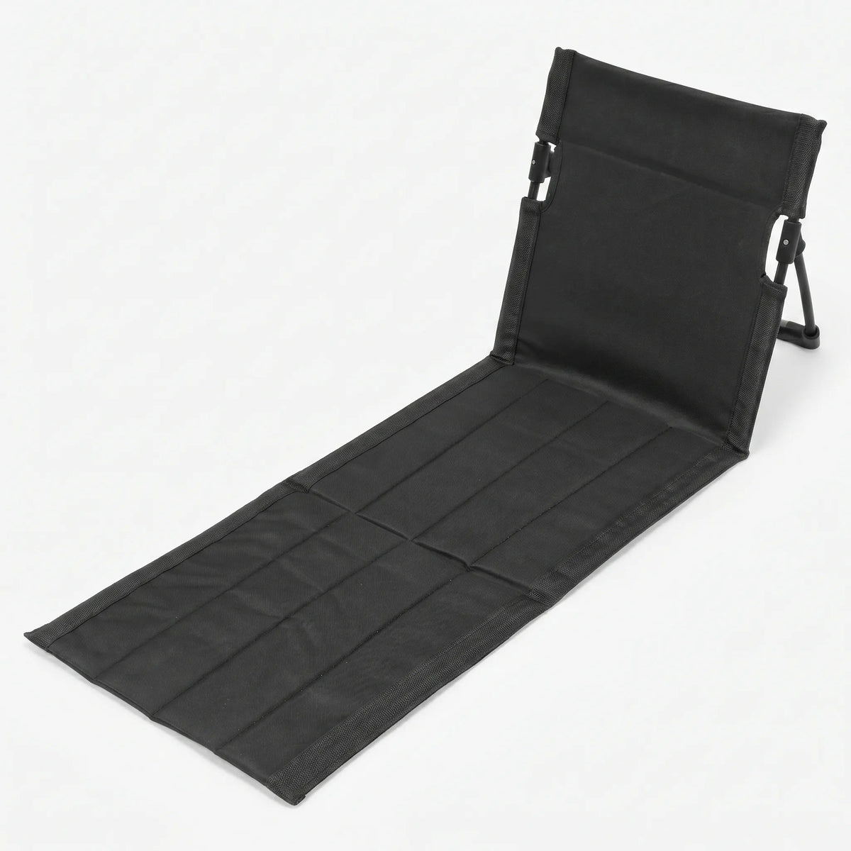 Compact Folding Floor Chair with Ergonomic Back Support