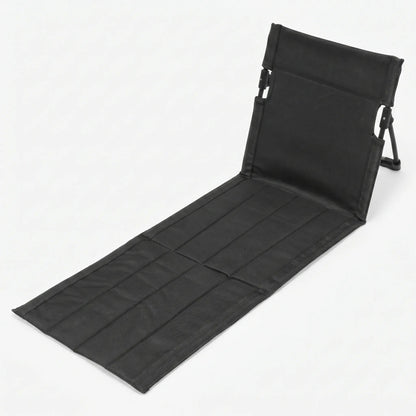 Compact Folding Floor Chair with Ergonomic Back Support