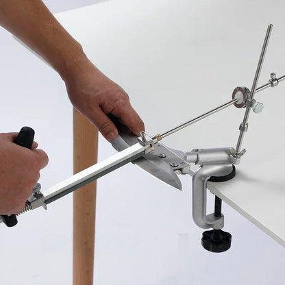 Adjustable Angle Knife Sharpener with Aluminum Alloy Construction