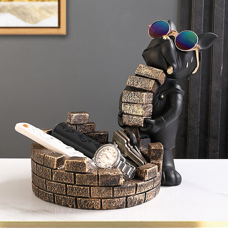 Annie’s Fashion Bulldog Brickie Sculpture