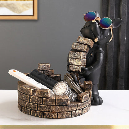 Annie’s Fashion Bulldog Brickie Sculpture