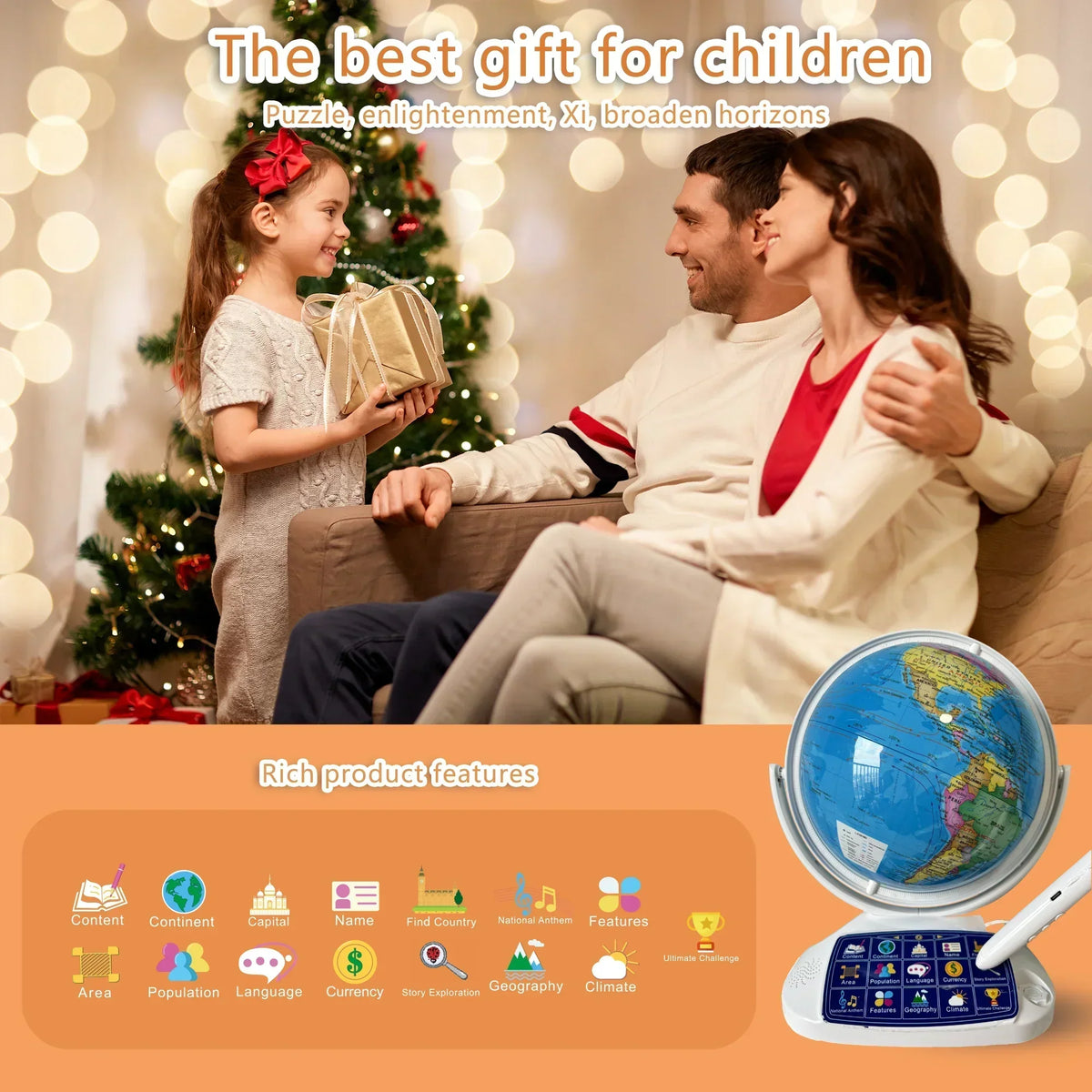 Interactive World Globe with AR and Light