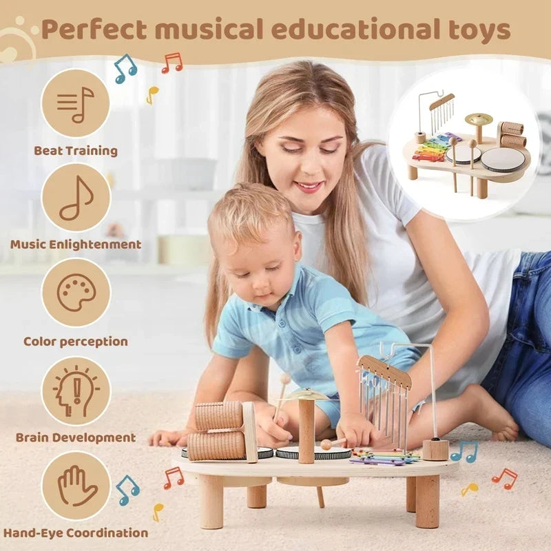 Wooden Musical Activity Table