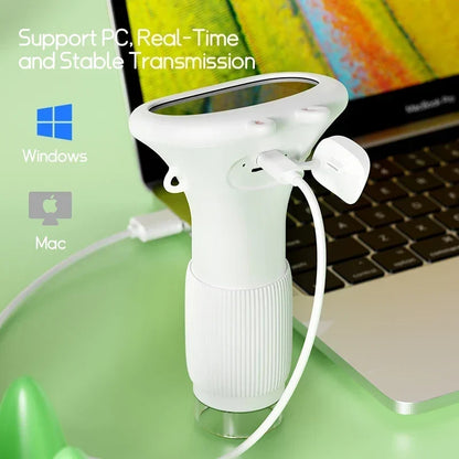 Digital Microscope with Integrated Screen