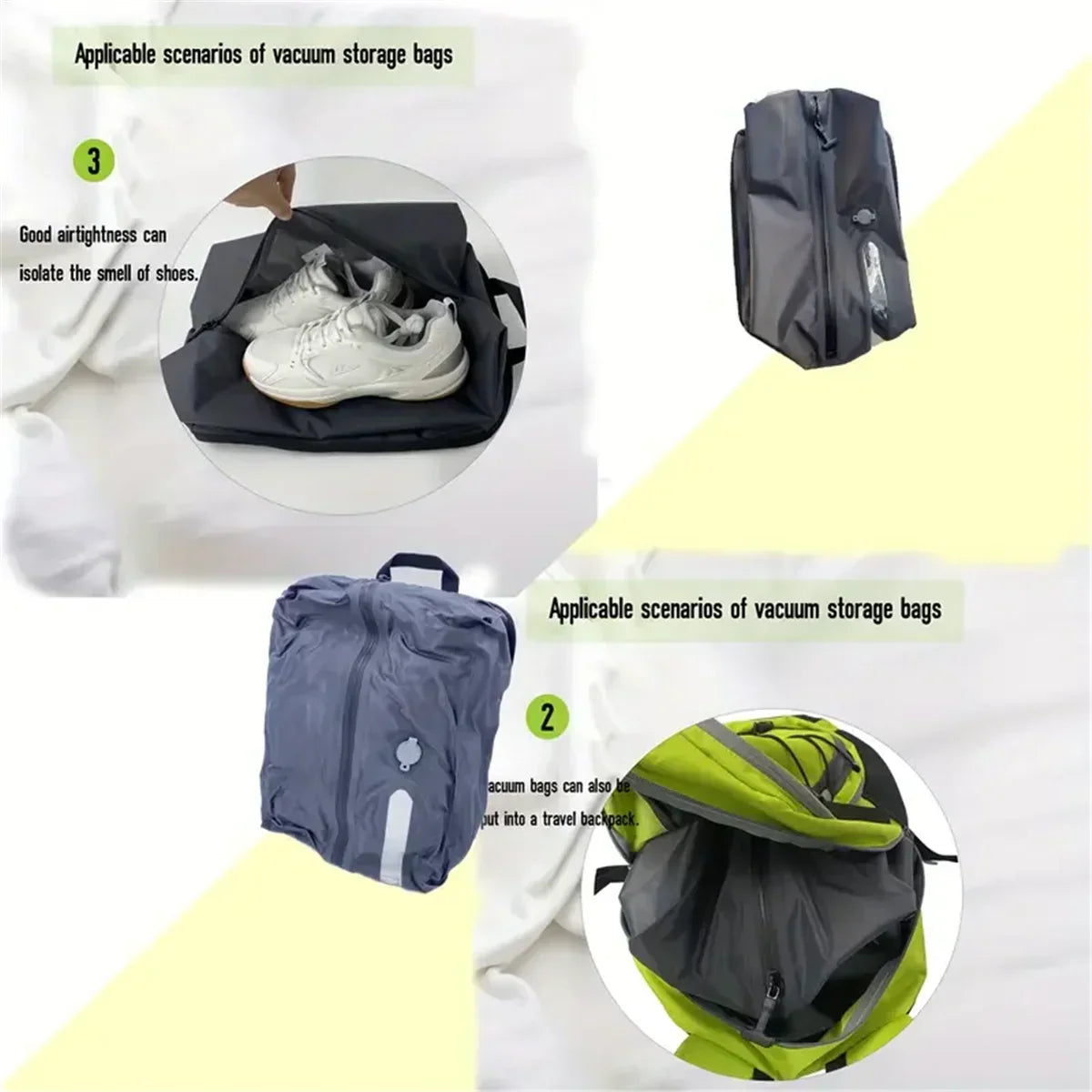 Travel Compression Storage Bags | TPU Waterproof Space Saver
