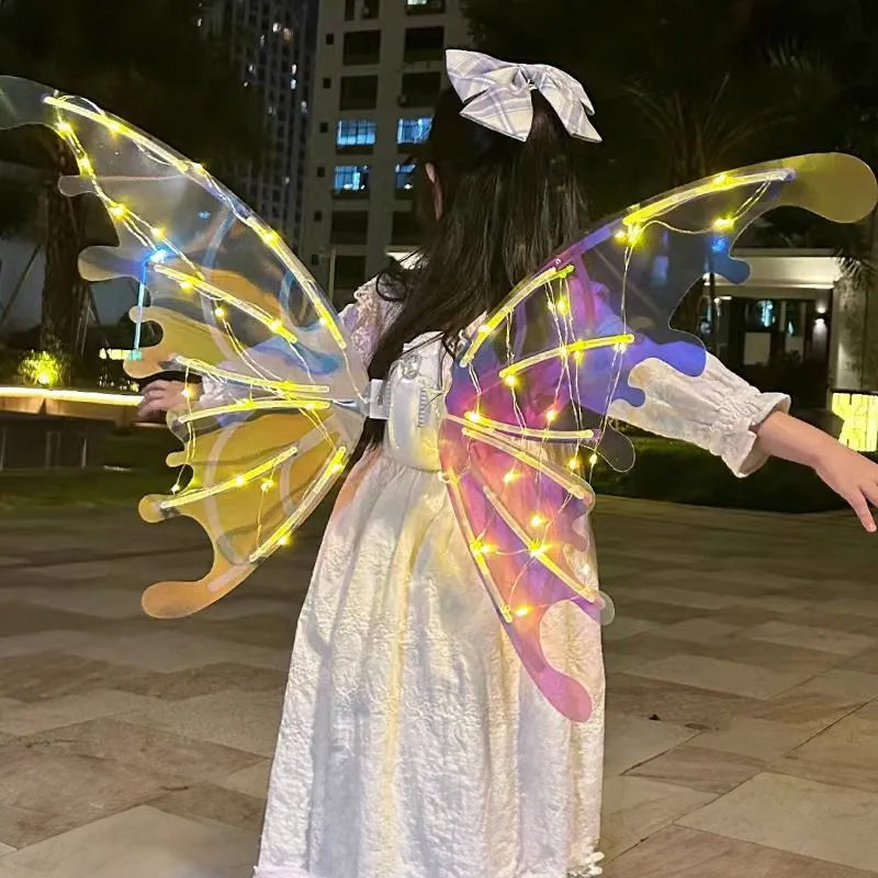 Annie’s Fashion Electric Colorful Kids / Adults LED Fairy Wings Costume