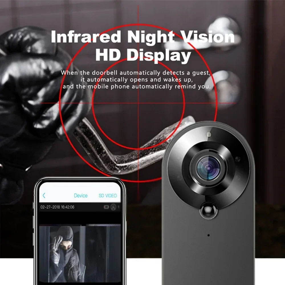 1080P HD WiFi Smart Doorbell Camera with Two-Way Audio