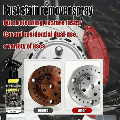 2026 Rust Remover Auto Exhaust Pipe Rust Derusting Spray Quickly Car Wheel Hub Care Clean Metal Iron Prowder Stain Removal Agent