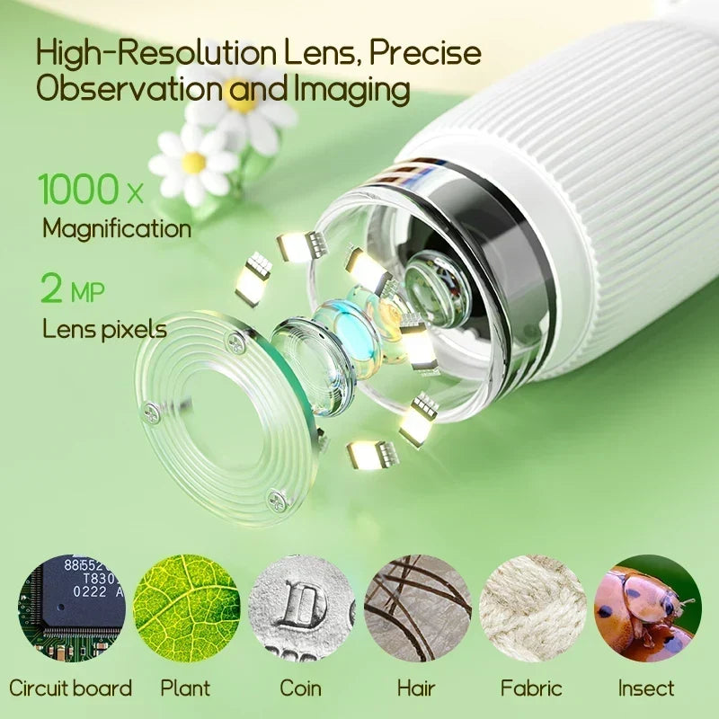 Digital Microscope with Integrated Screen