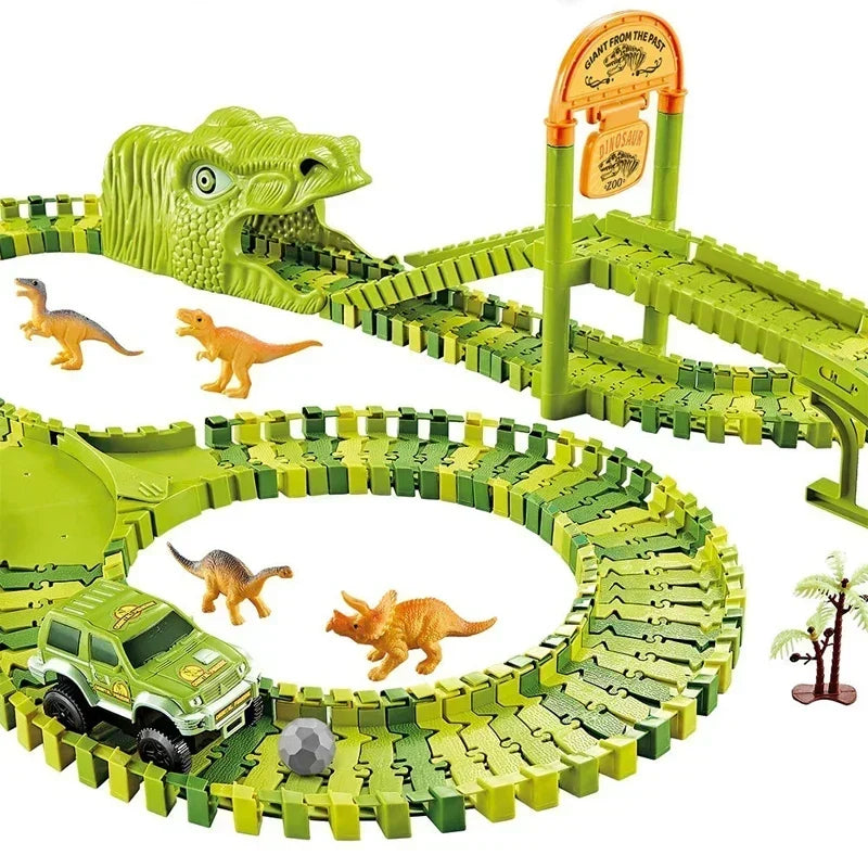 Dinosaur Flexible Race Track Set