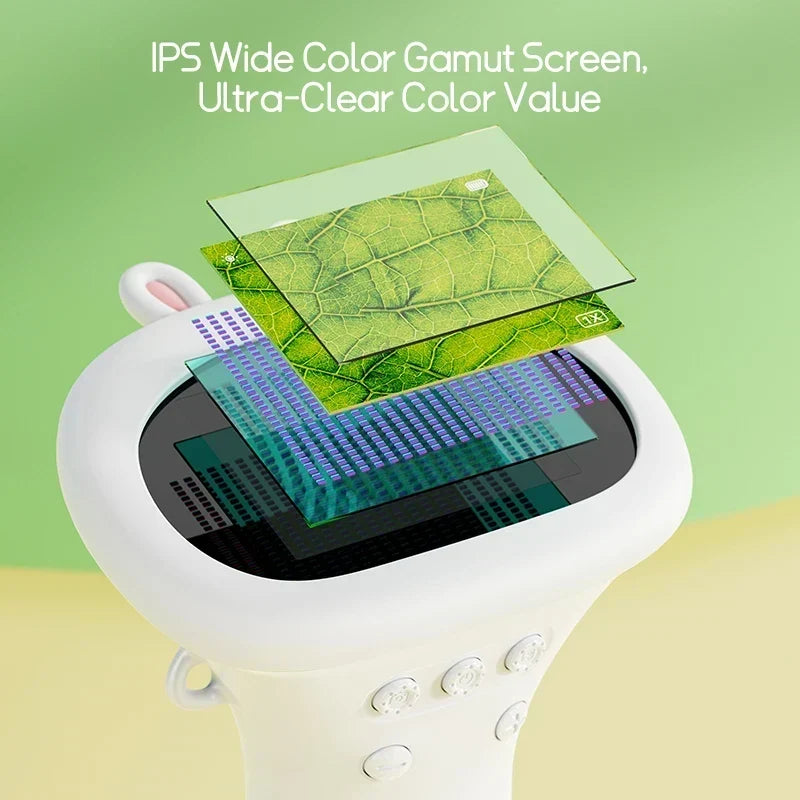 Digital Microscope with Integrated Screen