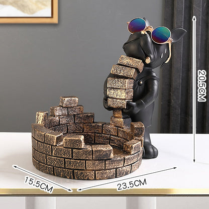 Annie’s Fashion Bulldog Brickie Sculpture