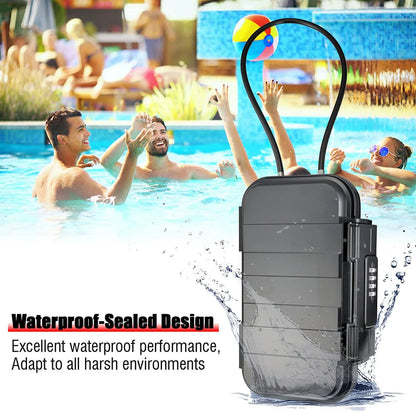 Portable Security Safe Box | Waterproof Travel Valuables Storage