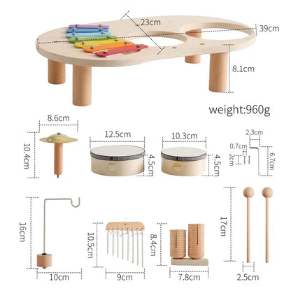 Wooden Musical Activity Table