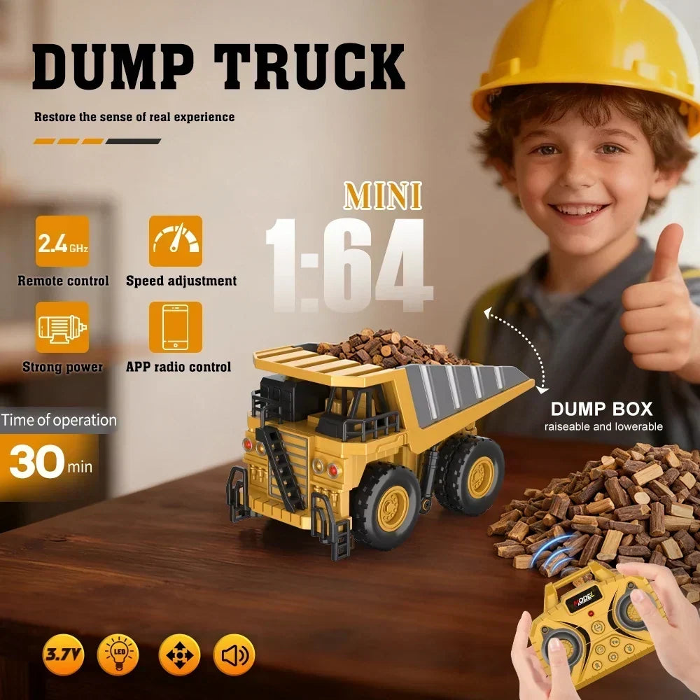 Mini Remote Control Construction Vehicles