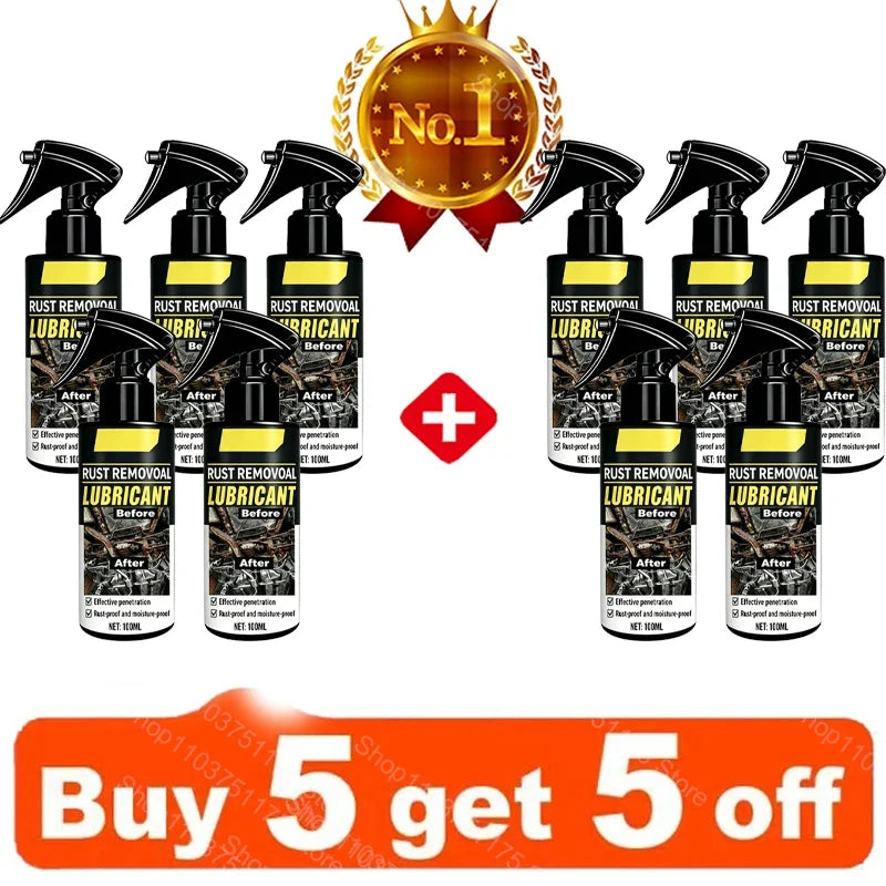 2026 Rust Remover Auto Exhaust Pipe Rust Derusting Spray Quickly Car Wheel Hub Care Clean Metal Iron Prowder Stain Removal Agent