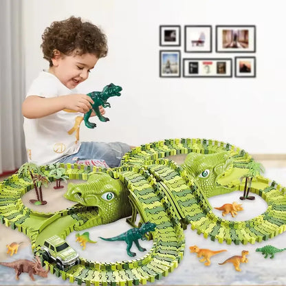 Dinosaur Flexible Race Track Set