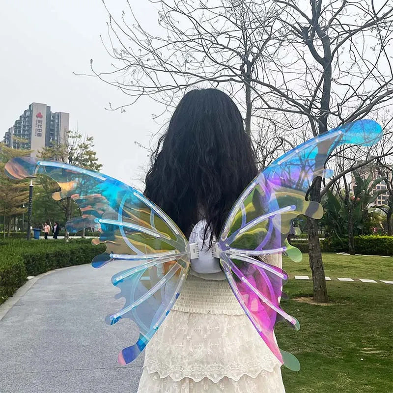 Annie’s Fashion Electric Colorful Kids / Adults LED Fairy Wings Costume