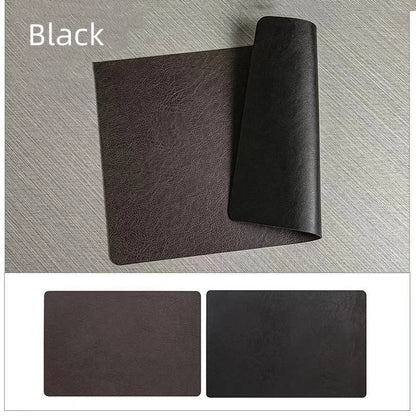 Double-Sided Faux Leather Placemats | Heat Resistant & Waterproof