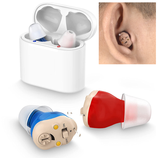 Annie’s Fashion Rechargeable Hearing Aids – Invisible In-Ear Digital Sound Amplifier for Adults