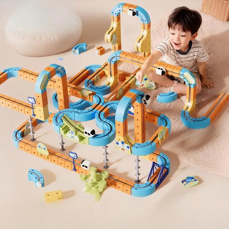 Magnetic Monorail Train Building Set