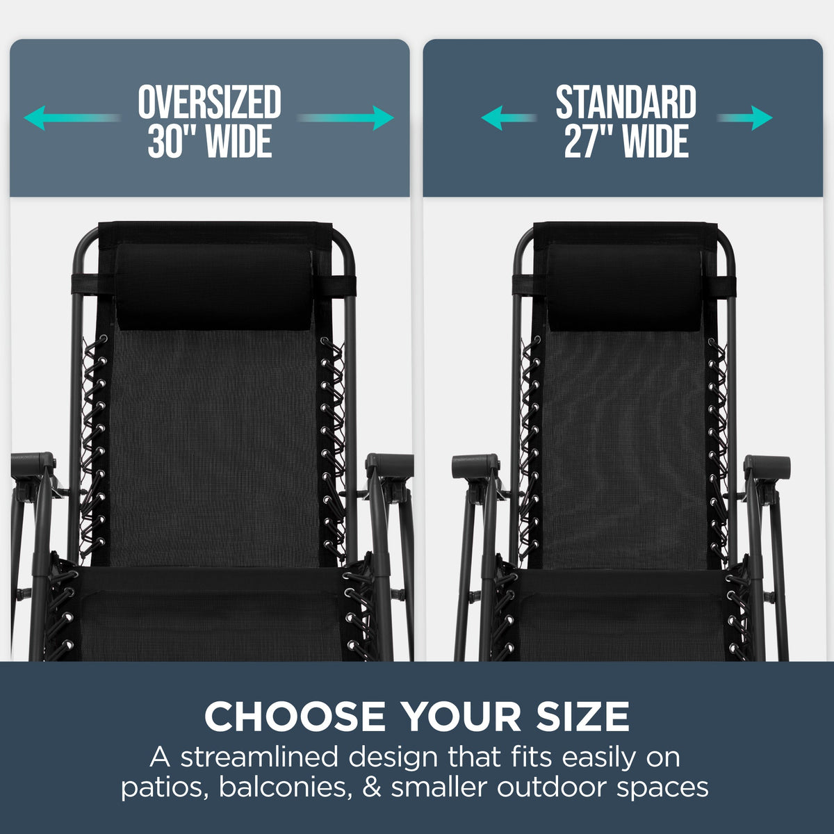 Folding Zero Gravity Patio Lounge Chair