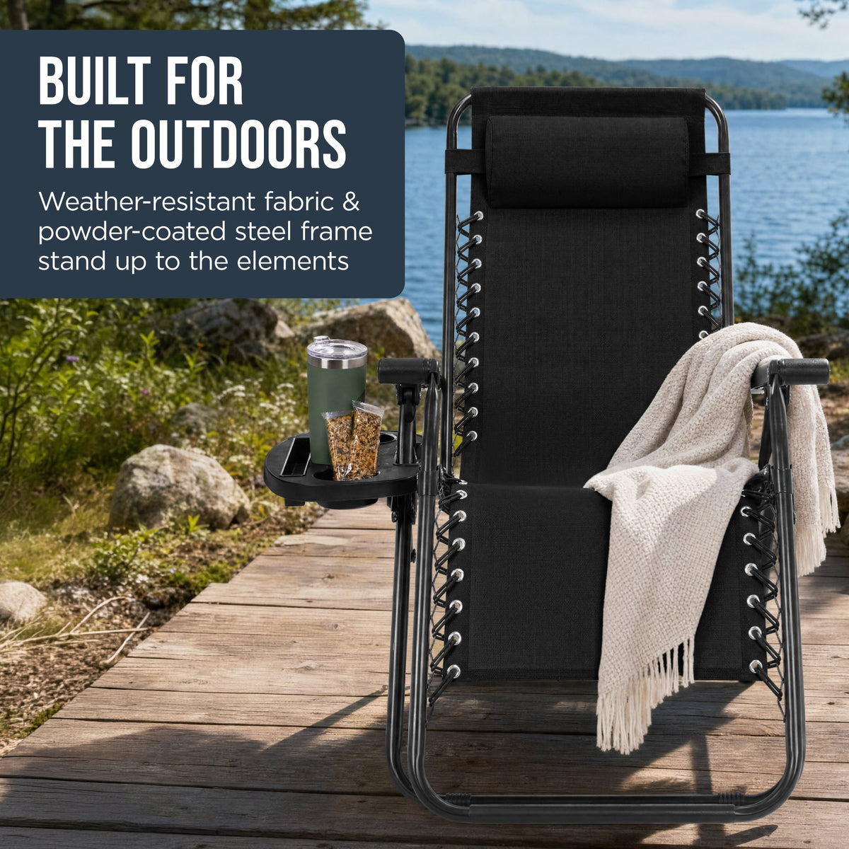 Folding Zero Gravity Patio Lounge Chair