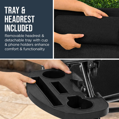 Folding Zero Gravity Patio Lounge Chair