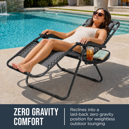 Folding Zero Gravity Patio Lounge Chair