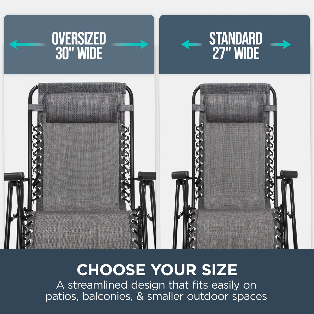 Folding Zero Gravity Patio Lounge Chair