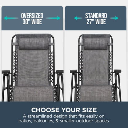 Folding Zero Gravity Patio Lounge Chair