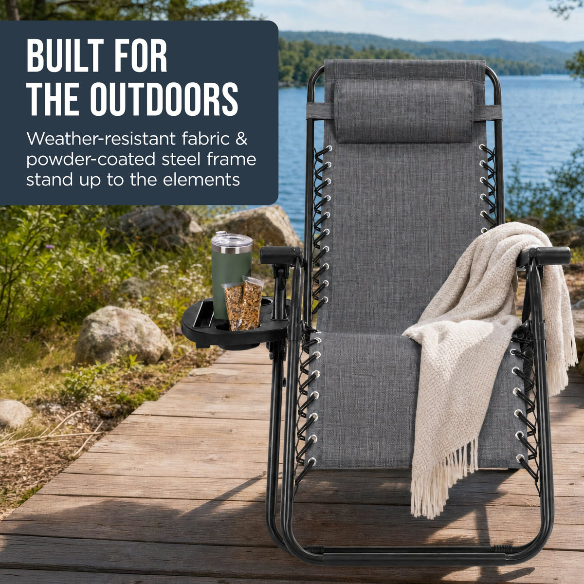 Folding Zero Gravity Patio Lounge Chair