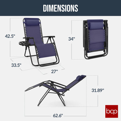Folding Zero Gravity Patio Lounge Chair
