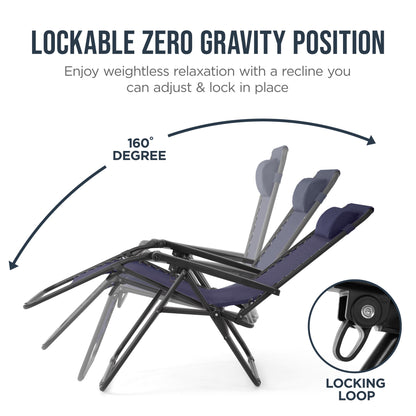 Folding Zero Gravity Patio Lounge Chair