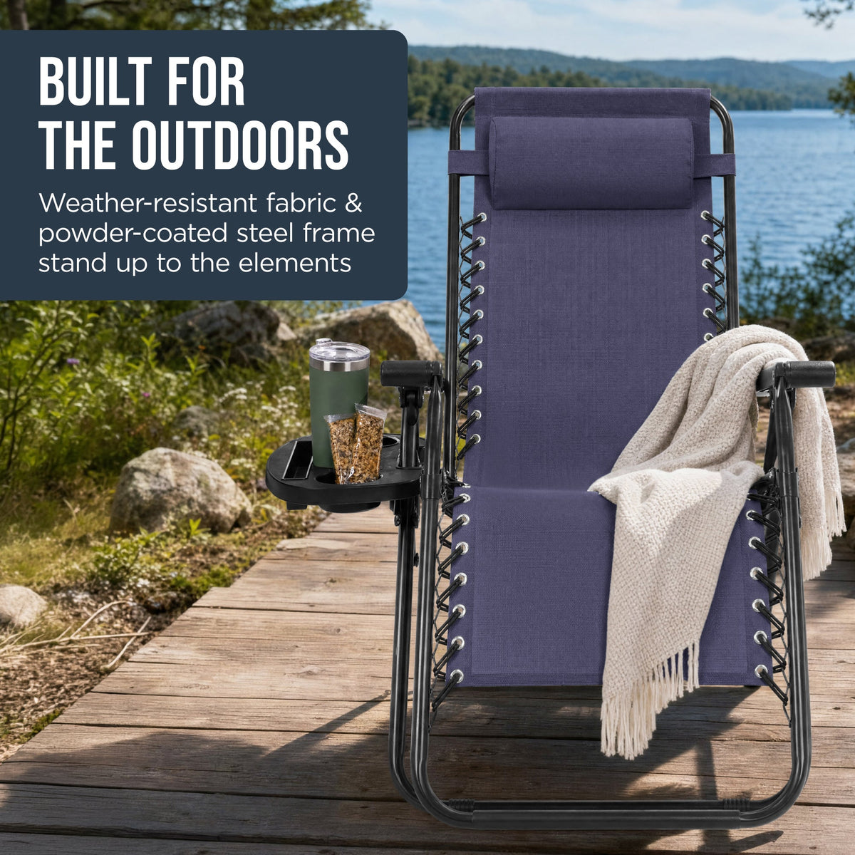 Folding Zero Gravity Patio Lounge Chair